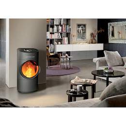 1239656 - Pelletofen Clou compact mit Stahlmantel