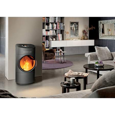 1239656 - Pelletofen Clou compact mit Stahlmantel