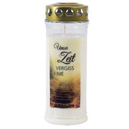 1286479 - Gedenk-Kerze gro&szlig; "Unsa Zeit vergiss i nie"