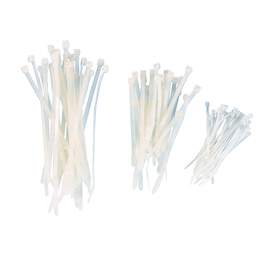 1035885 - Kabelbindersortiment wei&szlig; 75tlg.