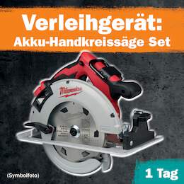 1288709 - Akku-Handkreiss&auml;ge Set 1 Tag Leihdauer