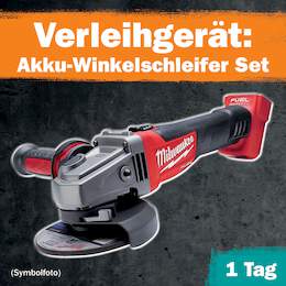 1288712 - Akku-Winkelschleifer Set 1 Tag Leihdauer